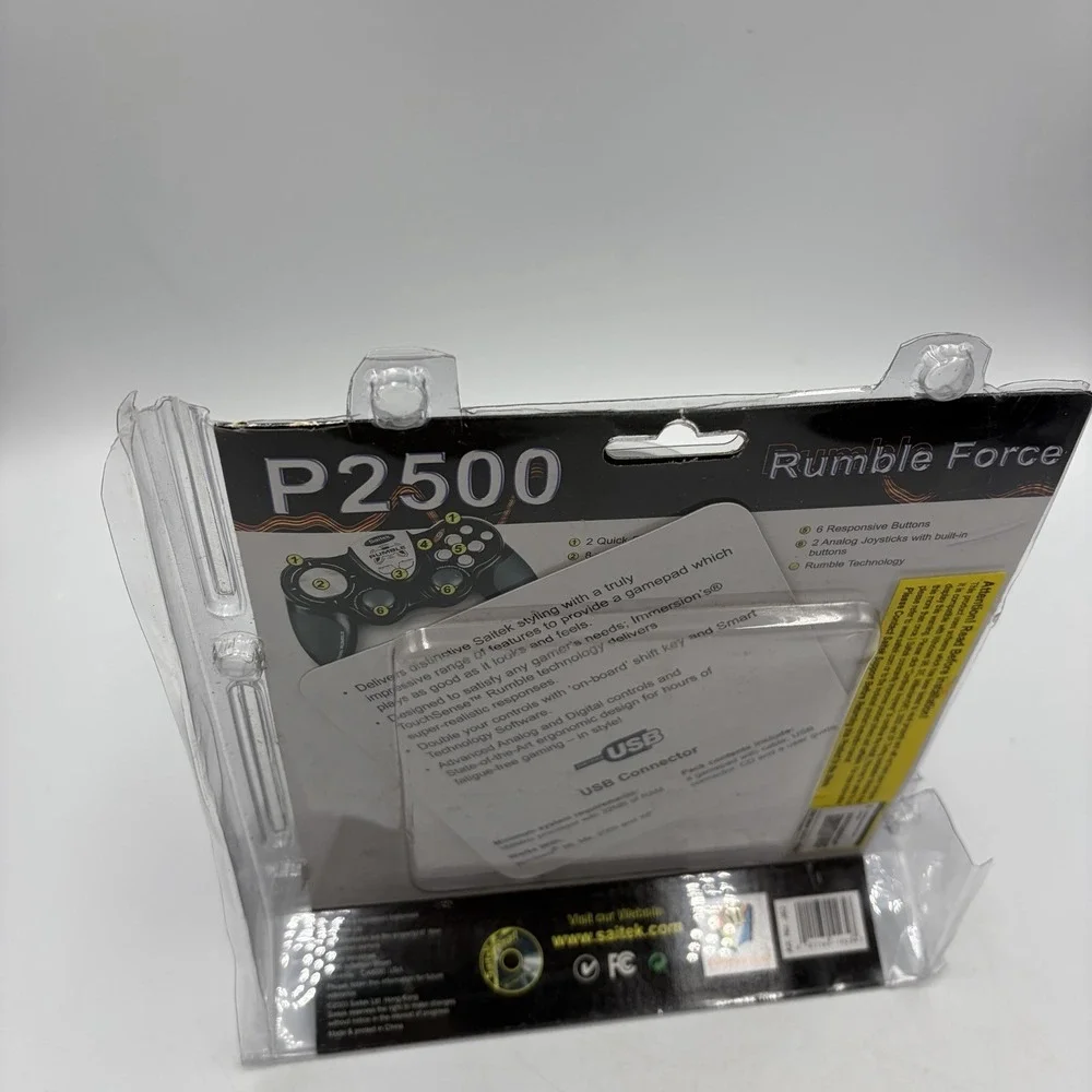 Saitek P2500 Rumble Force Six-Button Dual Analog USB Controller Tested